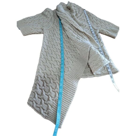 Calypso St. Barth Assymetric wool blend cardigan size Small - Picture 8 of 8